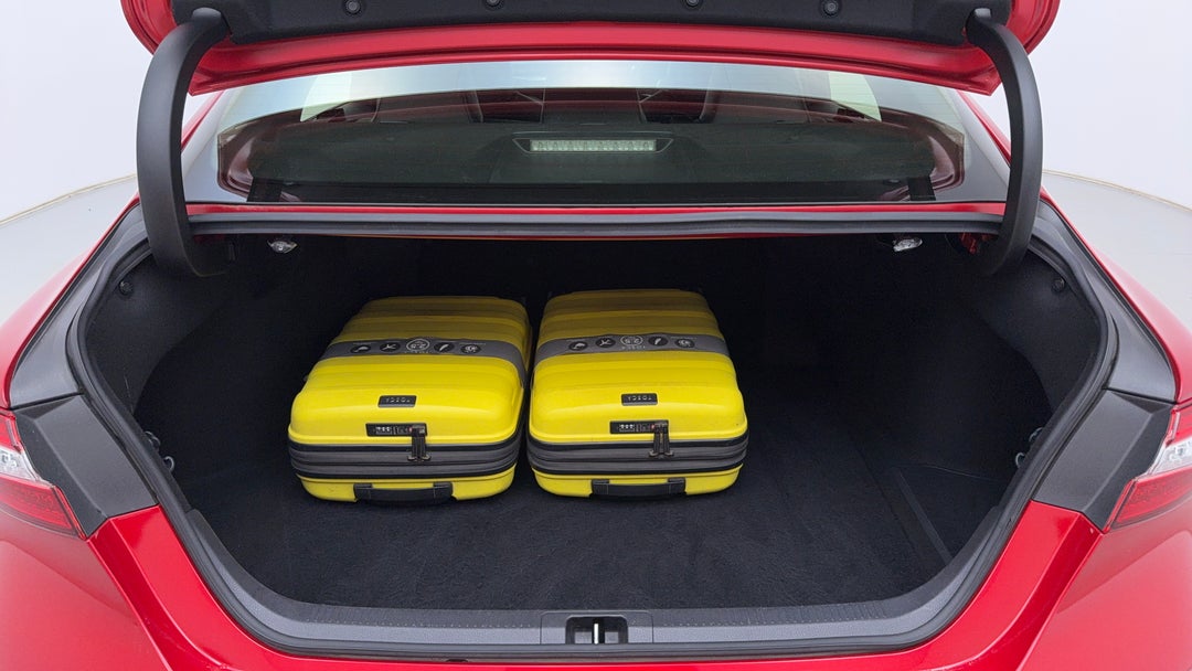 Boot Inside View with Luggage
