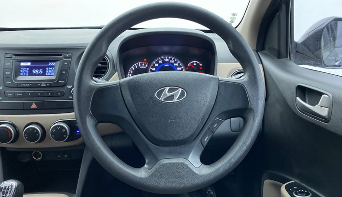 2014 Hyundai Grand i10 SPORTZ 1.2 KAPPA VTVT, Petrol, Manual, 66,628 km, Steering Wheel Close Up
