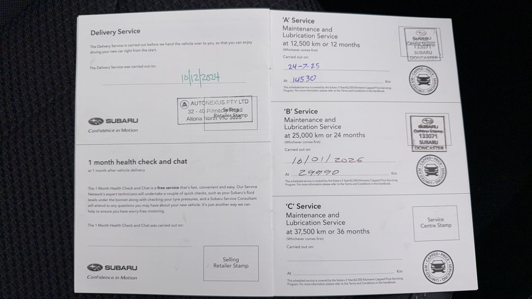 2024 Subaru Forester 2.5i Premium (AWD), Automatic, 32450 km, Service History