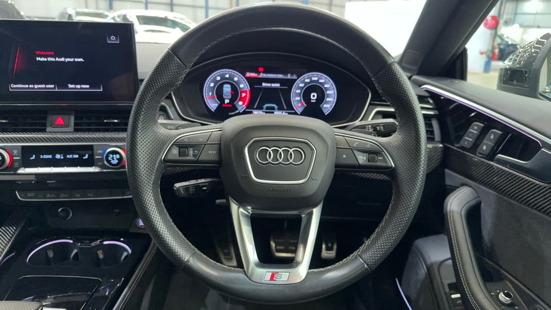2022 Audi S5 3.0 Tfsi Quattro, Automatic, 18019 km, Steering Wheel Close-up