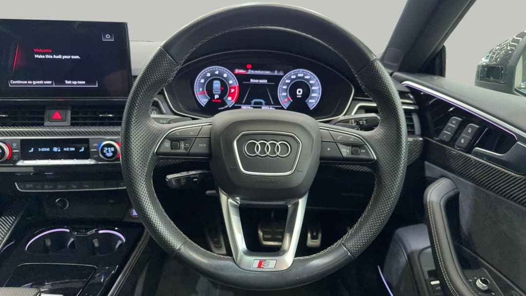 2022 Audi S5 3.0 Tfsi Quattro, Automatic, 18019 km, Steering Wheel Close-up