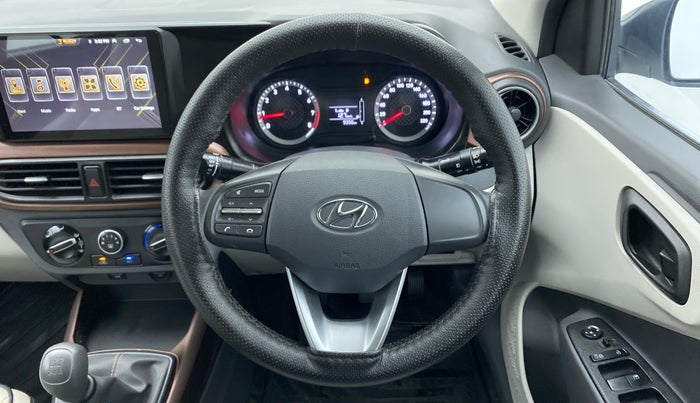 2021 Hyundai AURA S 1.2, Petrol, Manual, 9,356 km, Steering Wheel Close Up
