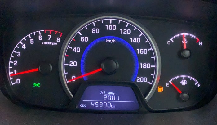 2018 Hyundai Grand i10 MAGNA 1.2 KAPPA VTVT, Petrol, Manual, 45,370 km, Odometer Image