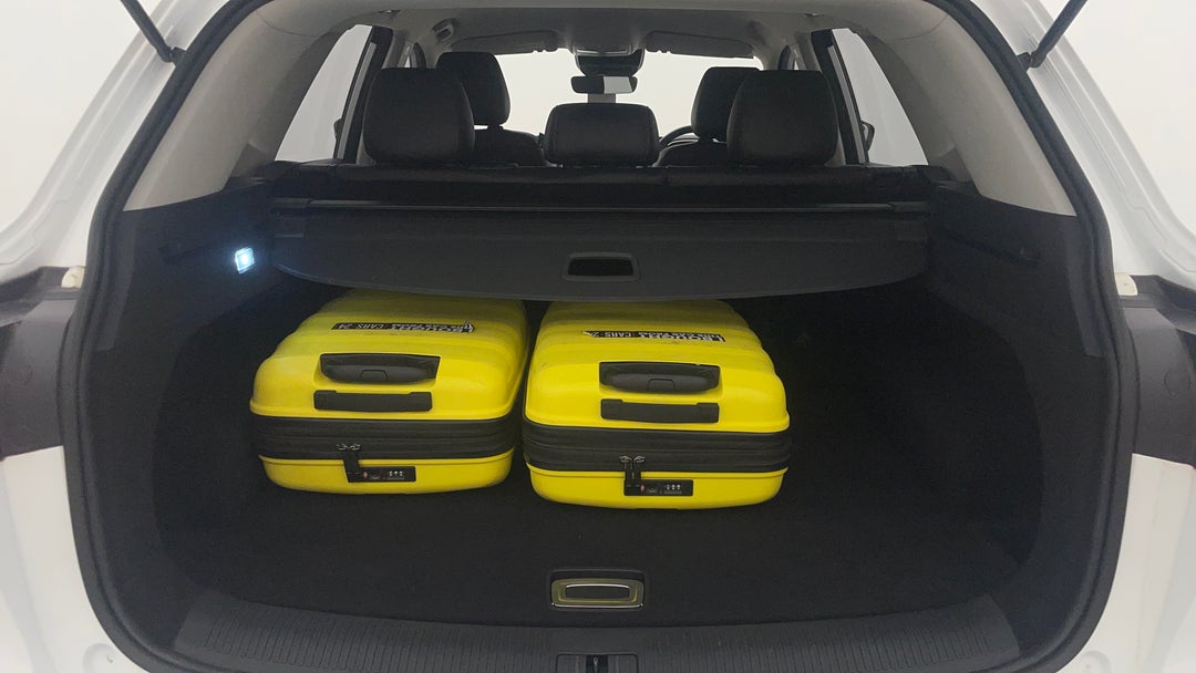 Boot Inside View with Luggage