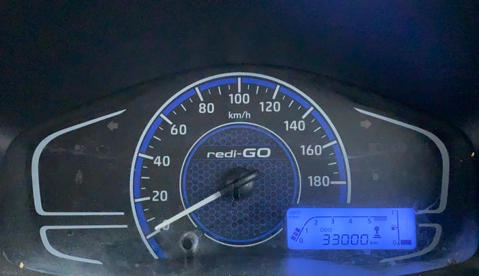 2020 Datsun Redi Go 1.0 T(O), Petrol, Manual, 33,119 km, Odometer Image