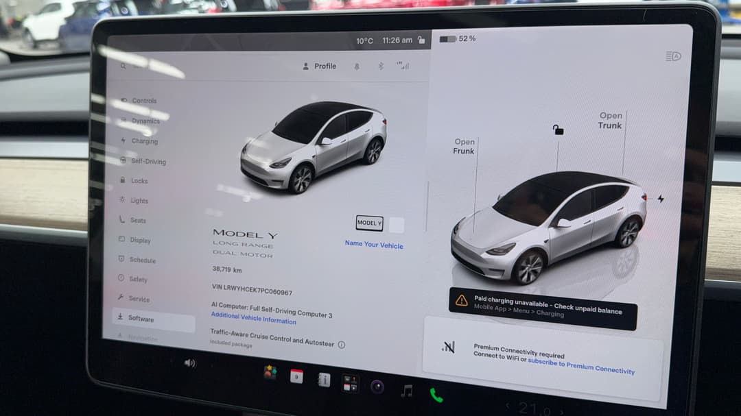 2023 Tesla Model Y Long Range, Automatic, 38719 km, Odometer View
