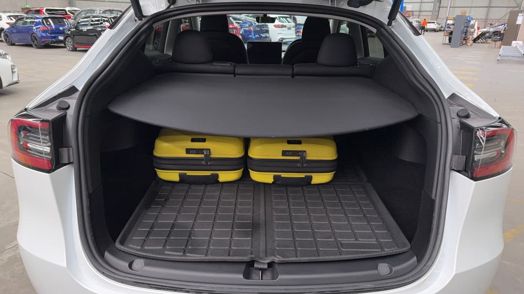 2023 Tesla Model Y Long Range, Automatic, 38719 km, Boot Inside View with Luggage