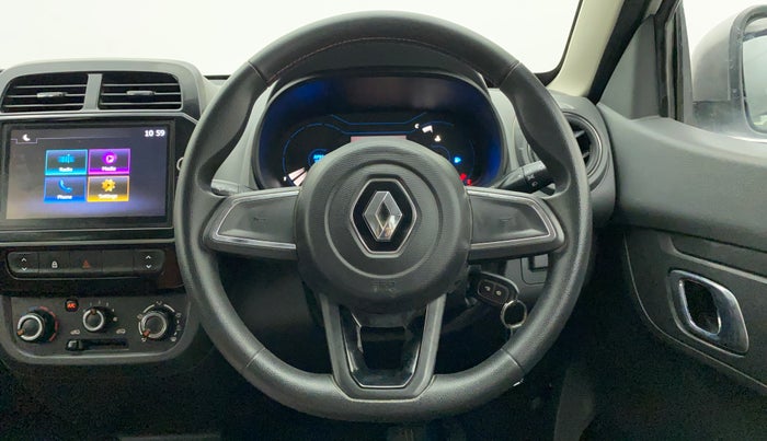 2019 Renault Kwid RXT 1.0 AMT (O), Petrol, Automatic, 25,711 km, Steering Wheel Close Up