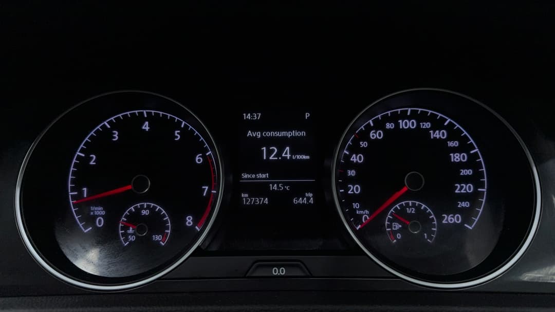 2018 Volkswagen Golf 110 Tsi Trendline, Automatic, 127374 km, Odometer View