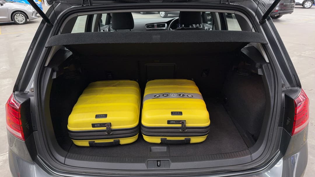 2018 Volkswagen Golf 110 Tsi Trendline, Automatic, 127374 km, Boot Inside View with Luggage