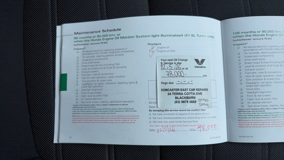 2018 Honda CR-V Vti (2wd), Automatic, 77457 km, Service History