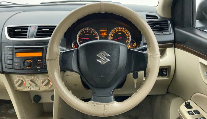 2013 Maruti Swift Dzire VXI, Petrol, Manual, 69,183 km, Steering Wheel Close Up