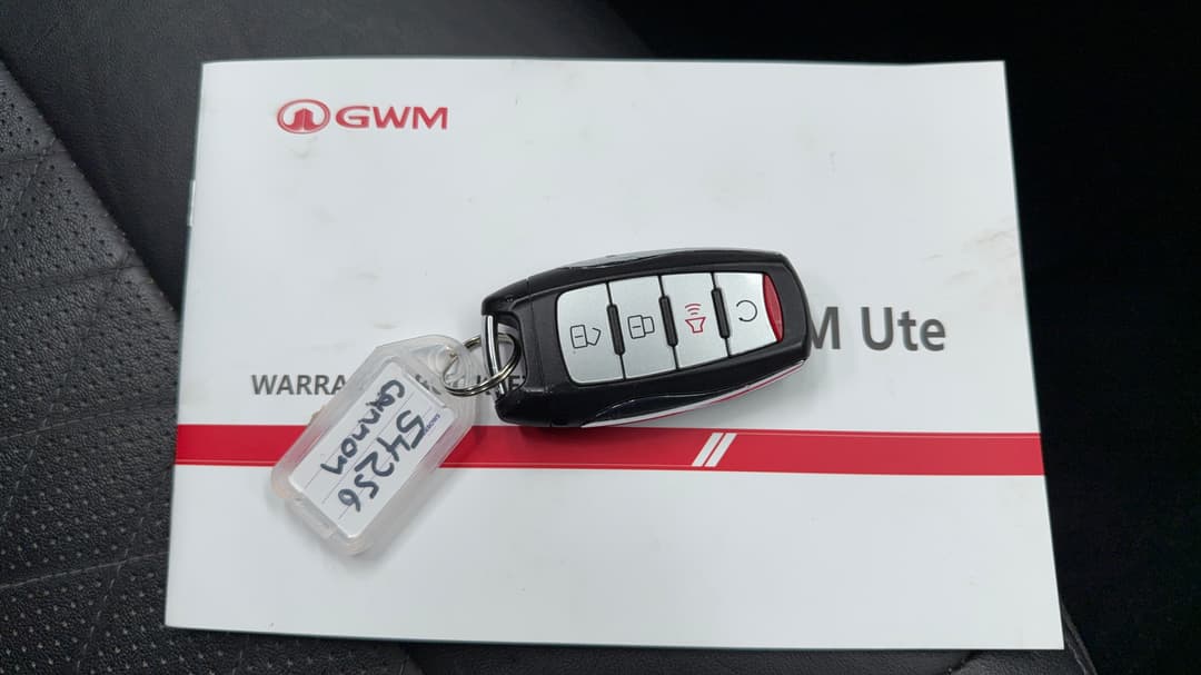 2022 GWM Ute Cannon Vanta (4x4), Automatic, 69770 km, Key Close-up