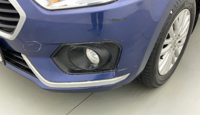 2017 Maruti Dzire ZXI, Petrol, Manual, 65,593 km, Front bumper - Minor scratches