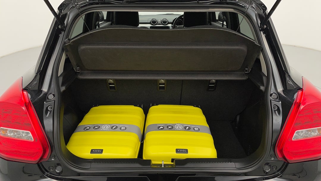 Boot Inside View with Luggage