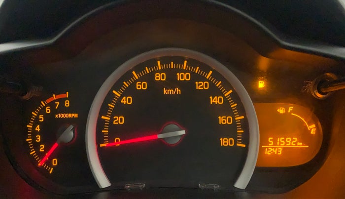2016 Maruti Celerio ZXI, Petrol, Manual, 51,592 km, Odometer Image