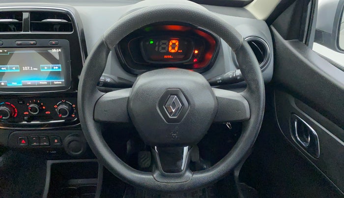 2019 Renault Kwid 1.0 RXT Opt, Petrol, Manual, 9,147 km, Steering Wheel Close Up