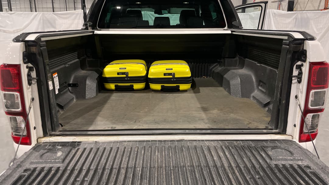 2021 Ford Ranger Wildtrak 2.0 (4x4), Automatic, 93827 km, Boot Inside View with Luggage