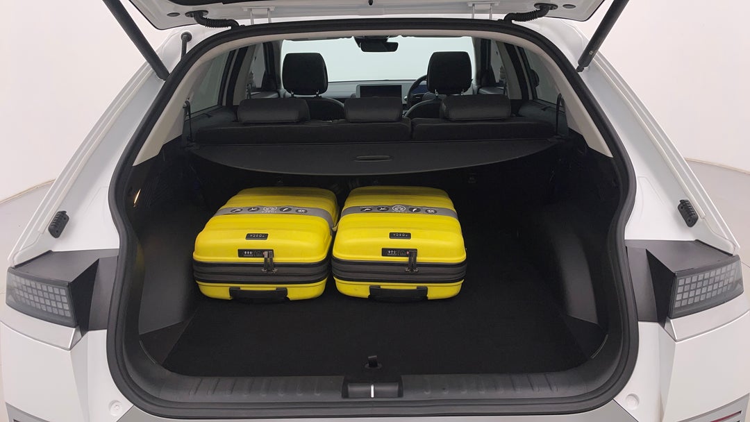 Boot Inside View with Luggage