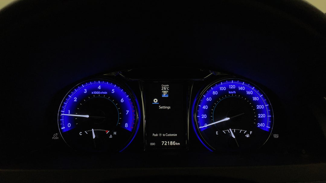 2017 Toyota Camry Rz S.e., Automatic, 72186 km, Odometer View