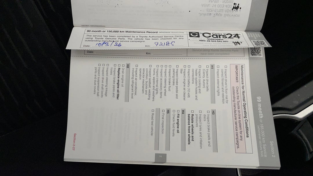 2017 Toyota Camry Rz S.e., Automatic, 72186 km, Service History