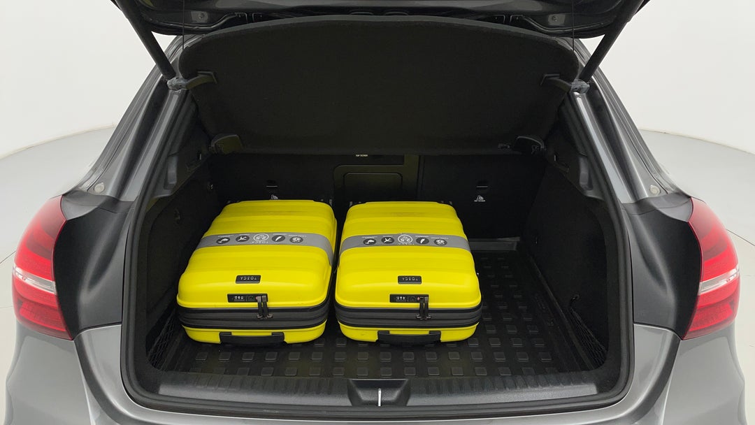 Boot Inside View with Luggage