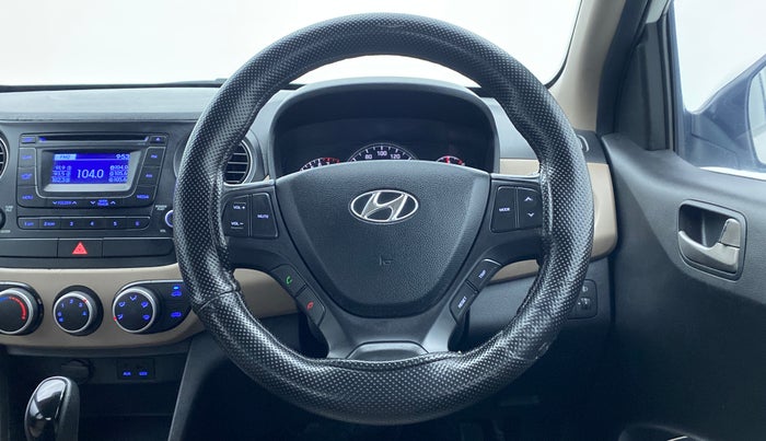 2014 Hyundai Grand i10 ASTA AT 1.2 KAPPA VTVT, Petrol, Automatic, 96,494 km, Steering Wheel Close Up