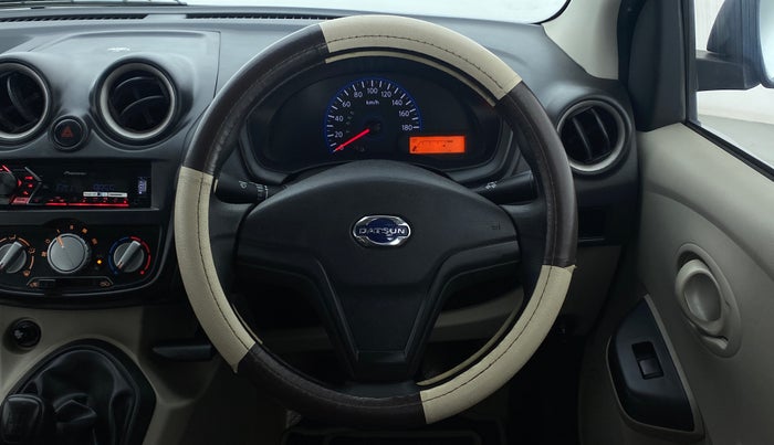2017 Datsun Go Plus T, Petrol, Manual, 36,633 km, Steering Wheel Close Up