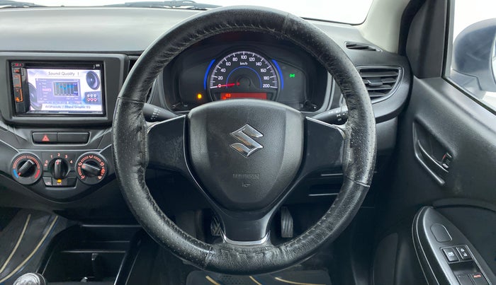 2016 Maruti Baleno SIGMA 1.2 K12, Petrol, Manual, 42,713 km, Steering Wheel Close Up