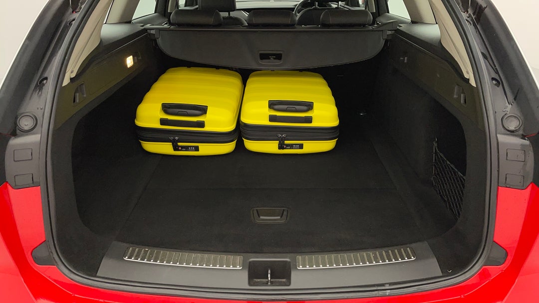 Boot Inside View with Luggage