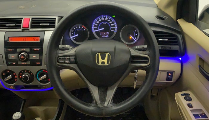 2012 Honda City 1.5L I-VTEC S MT, Petrol, Manual, 1,00,480 km, Steering Wheel Close Up