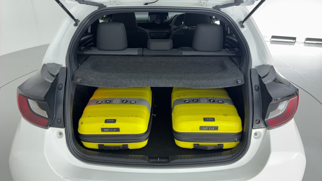 2024 Toyota Yaris Ascent Sport, Automatic, 19342 km, Boot Inside View with Luggage
