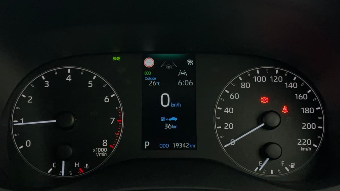 2024 Toyota Yaris Ascent Sport, Automatic, 19342 km, Odometer View