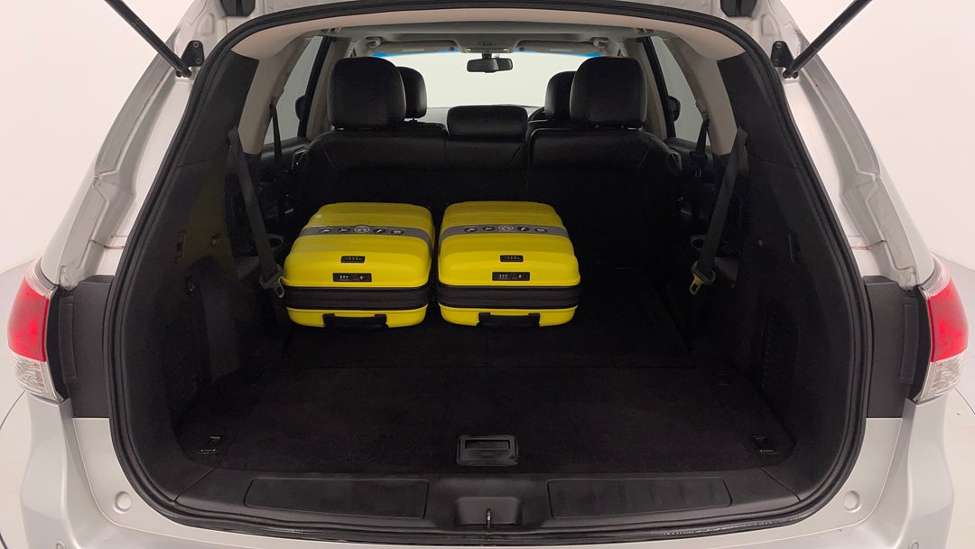 Boot Inside View with Luggage