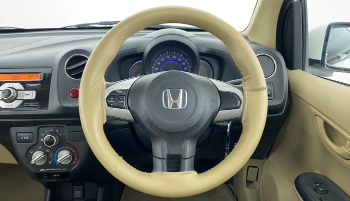 2015 Honda Amaze 1.2 SMT I VTEC, Petrol, Manual, 32,858 km, Steering Wheel Close Up