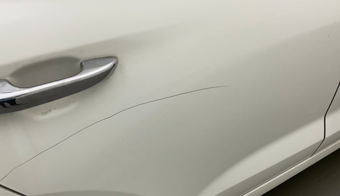 2020 Hyundai AURA SX 1.2 (O), Petrol, Manual, 5,028 km, Right rear door - Minor scratches