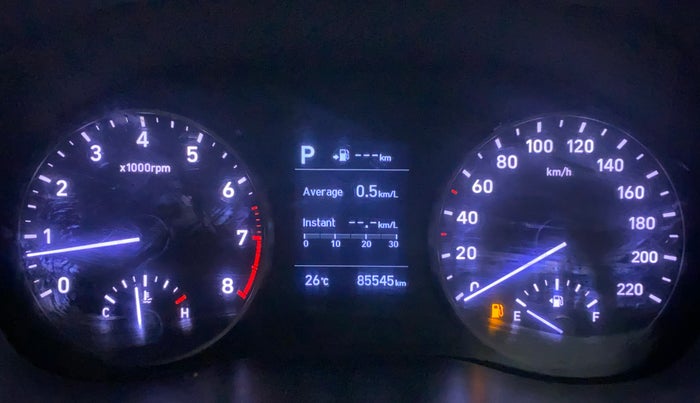 2019 Hyundai Verna 1.6 VTVT SX (O) AT, Petrol, Automatic, 85,545 km, Odometer Image