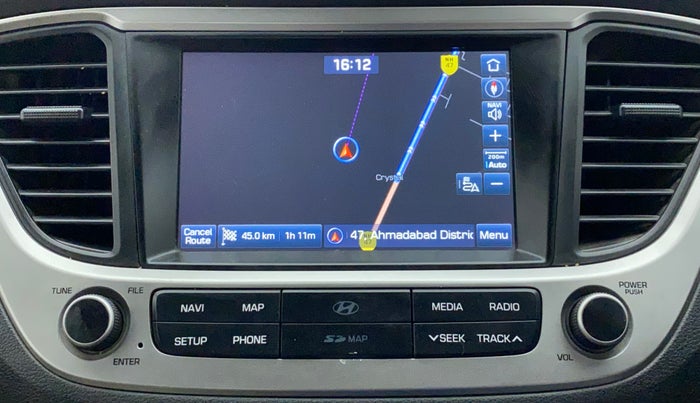 2019 Hyundai Verna 1.6 VTVT SX (O) AT, Petrol, Automatic, 85,545 km, Navigation System