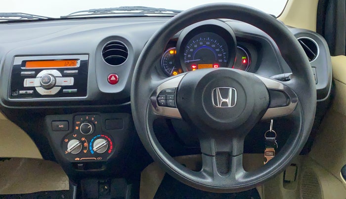 2014 Honda Amaze 1.2 SMT I VTEC, Petrol, Manual, 50,737 km, Steering Wheel Close-up