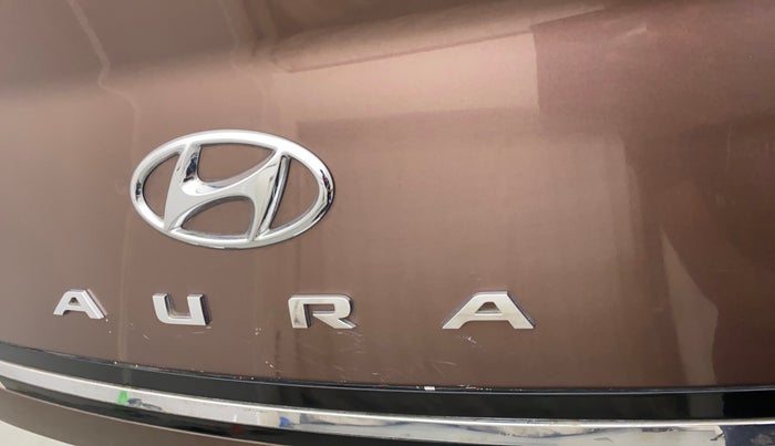 2020 Hyundai AURA SX PLUS 1.2 AMT, Petrol, Automatic, 26,202 km, Dicky (Boot door) - Minor scratches