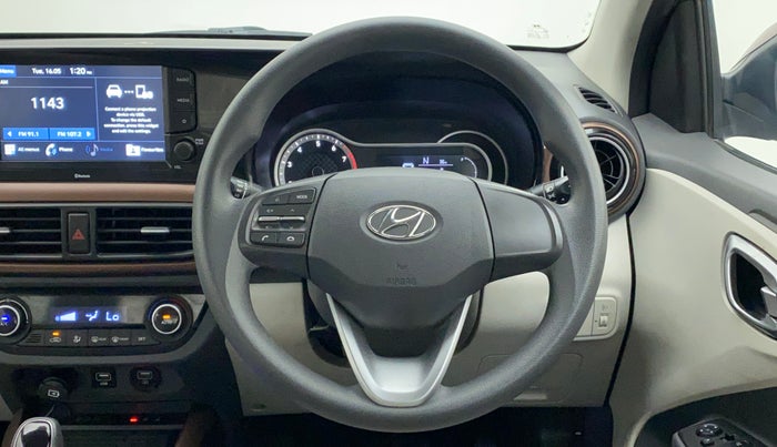 2020 Hyundai AURA SX PLUS 1.2 AMT, Petrol, Automatic, 26,202 km, Steering Wheel Close Up