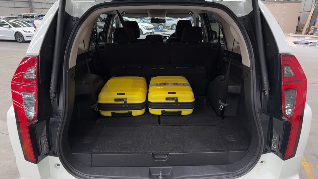 2023 Mitsubishi Pajero Sport Gls (4WD) 7 Seat, Automatic, 61301 km, Boot Inside View with Luggage