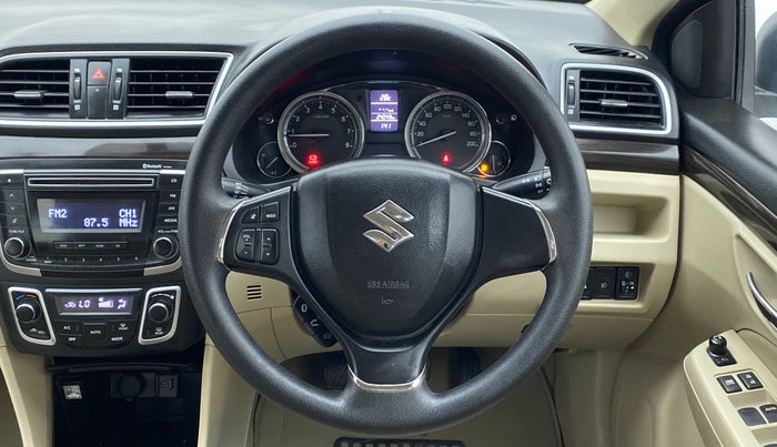 2017 Maruti Ciaz ZETA 1.4 VVT, Petrol, Manual, 24,167 km, Steering Wheel Close Up