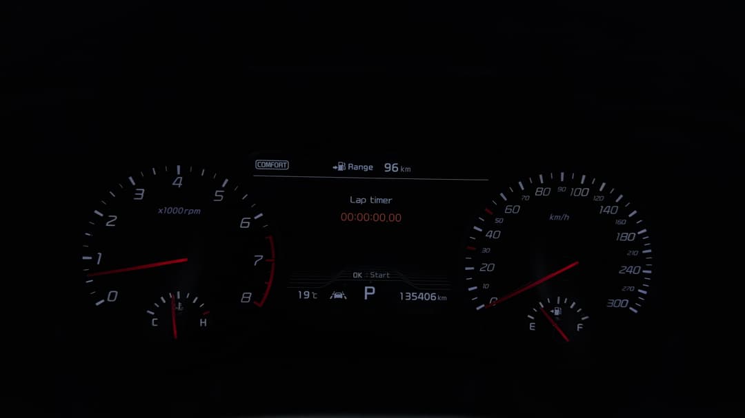 2017 Kia Stinger Gt (red Leather), Automatic, 135406 km, Odometer View