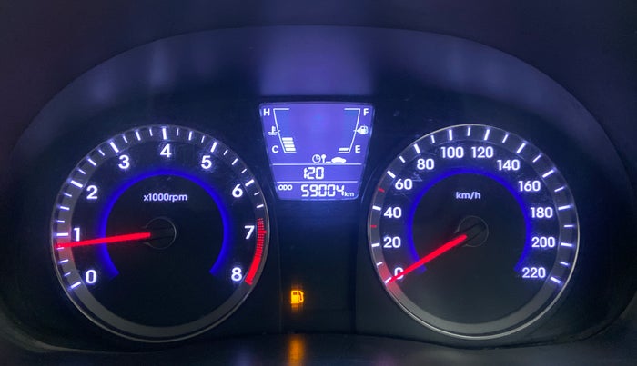2013 Hyundai Verna FLUIDIC 1.4 VTVT, Petrol, Manual, 59,241 km, Odometer Image