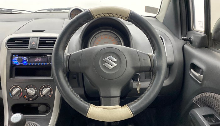 2013 Maruti Ritz VXI, Petrol, Manual, 66,713 km, Steering Wheel Close Up