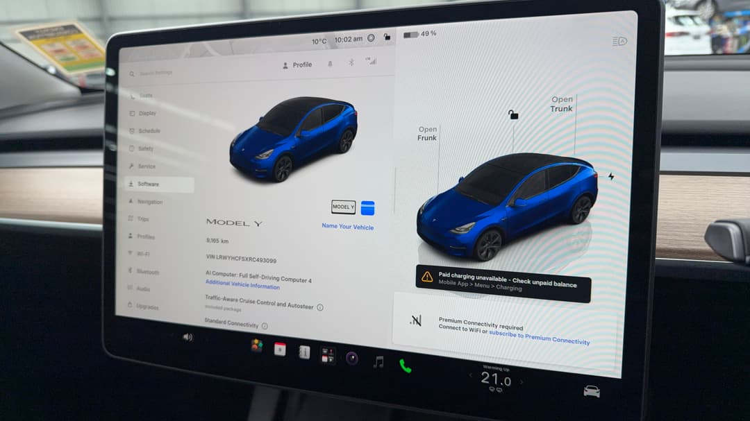 2024 Tesla Model Y Rear-wheel Drive, Automatic, 9165 km, Odometer View