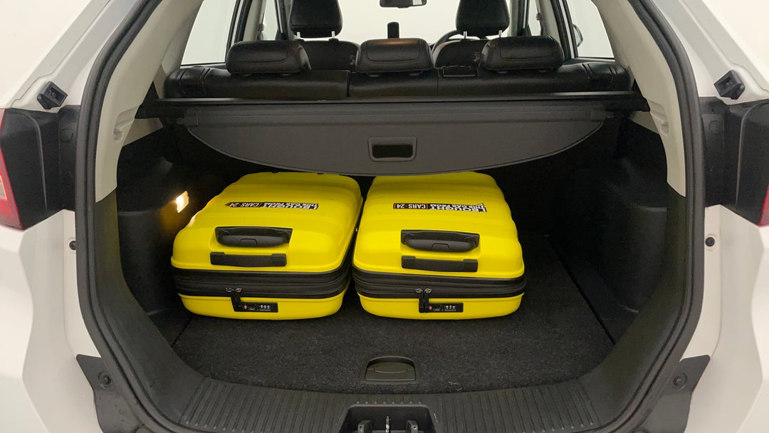 Boot Inside View with Luggage