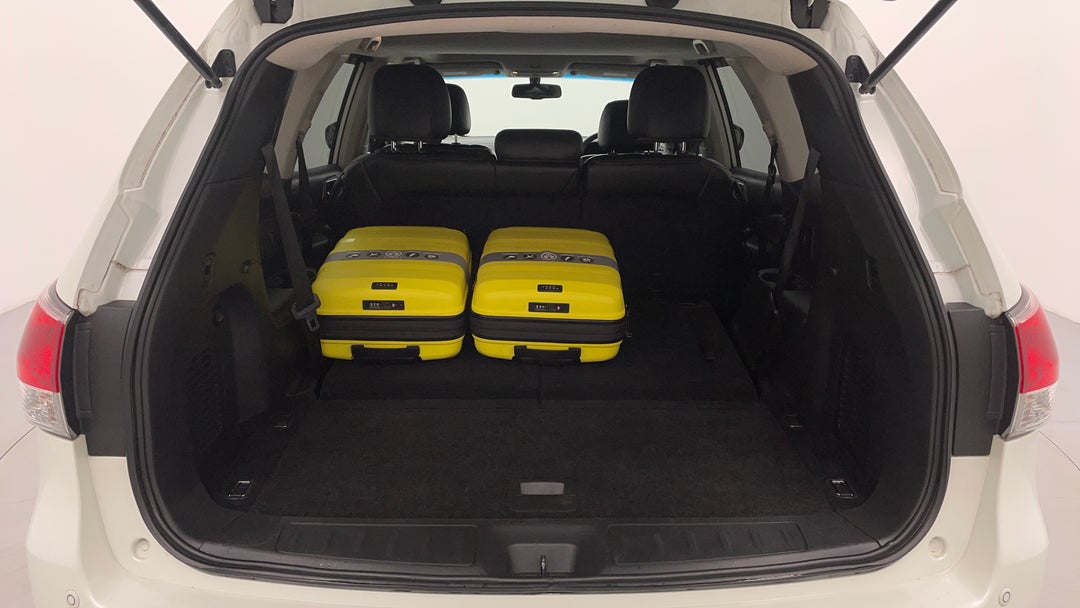 Boot Inside View with Luggage