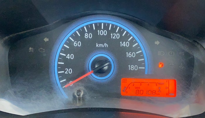 2018 Datsun Redi Go T (O), CNG, Manual, 80,245 km, Odometer Image